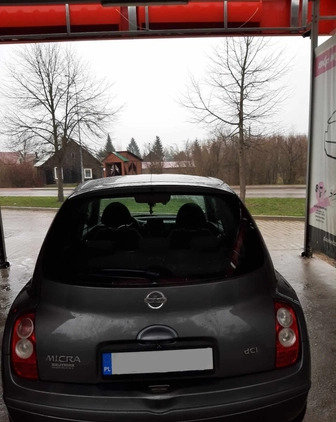 Nissan Micra cena 6500 przebieg: 260000, rok produkcji 2006 z Siemiatycze małe 154